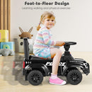 Carro eléctrico montable 6V con megáfono y sonido de sirena para niños de 2 a 4 años Magic Cars 4