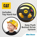 CAT 6V Frontloader Ride-On Toy for Toddlers Aged 18-36 Months with Simple Push Button Magic Cars 2