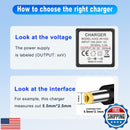 6V Battery Charger for Kids Ride-On Cars and Toys Compatible with Flybar Bumper Magic Cars 3