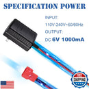 6V 6 Volt Battery Charger for Kids Ride-On Toy Cars and BMX X5 Kid Tricycle Magic Cars 3