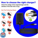 6V Battery Charger for Kids Ride-On Toys Compatible with Flybar Bumper Car Magic Cars 3