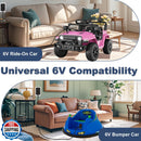 6V Charger for Ride-On Toys, Bumper Cars, and Electric Vehicles Compatible Magic Cars 3