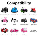 6V Rechargeable Ride-On Bumper Car Toy for Kids with Spiderman and Hello Kitty Designs Magic Cars 1