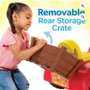 6V Battery-Powered Ride-On Tractor with Sounds for Kids 18 Months and Up Magic Cars 4