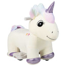 6V Electric Unicorn Ride-On Toy for Kids with Music and Handlebars Magic Cars 0