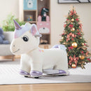 6V Electric Unicorn Ride-On Toy for Kids with Music and Handlebars Magic Cars 3
