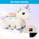 6V Electric Unicorn Ride-On Toy for Kids with Music and Handlebars Magic Cars 5