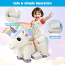 6V Electric Unicorn Ride-On Toy for Kids with Music and Handlebars Magic Cars 7