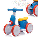 6V Electric Toddler Balance Bike with Bubble Machine 4-in-1 Multi-Function Ride-On Toy Magic Cars 0