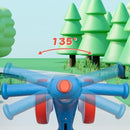 6V Electric Toddler Balance Bike with Bubble Machine 4-in-1 Multi-Function Ride-On Toy Magic Cars 6