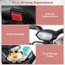 6V Electric Kids Toy Car with Music, Story Function, USB Port, and Front Storage Basket Magic Cars 6