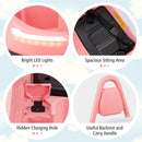 6V Electric Kids Ride-On Bumper Car with 360-Degree Spin Dual Motors and 2 Speeds Pink Magic Cars 8