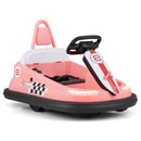 6V Electric Kids Ride-On Bumper Car with 360-Degree Spin Dual Motors and 2 Speeds Pink Magic Cars 9