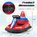 6V Electric Kids Ride-On Bumper Car with 360-Degree Spinning, Dual Motors, and 2 Speeds in Red Magic Cars 1