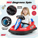6V Electric Kids Ride-On Bumper Car with 360-Degree Spinning, Dual Motors, and 2 Speeds in Red Magic Cars 4
