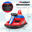 6V Electric Kids Ride-On Bumper Car with 2 Speeds and Portable Back Handle Magic Cars 1