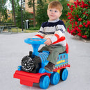 6V Electric Ride-On Car and Toddler Train Playset with 16 Track Pieces - 2-in-1 Kids Toy Magic Cars 1