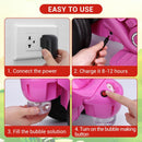 3-Wheel LED Bubble Motorcycle Toy for Kids - 6V Electric Ride-On Bike Magic Cars 3
