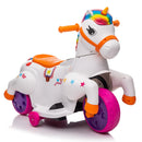 6V Battery-Powered Electric Unicorn Ride-On Car with Music for Toddlers Magic Cars 3