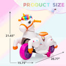 6V Battery-Powered Electric Unicorn Ride-On Car with Music for Toddlers Magic Cars 8