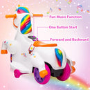 6V Battery-Powered Electric Unicorn Ride-On Car with Music for Toddlers Magic Cars 9