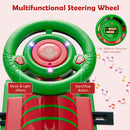 6V Electric Motorized Kids Ride-On Train Toy with Track and 6 Wheels Green Magic Cars 5