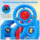 6V Motorized Kids Ride-On Train Toy with Track and 6 Wheels Navy Magic Cars 8