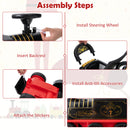 6V Electric Kids Ride-On Train with 16 Curved Tracks and 6 Stable Wheels, Black Magic Cars 7