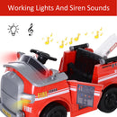 6V Electric Ride-On Fire Truck Toy Vehicle with Remote Control for Kids Magic Cars 4