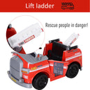 6V Electric Ride-On Fire Truck Toy Vehicle with Remote Control for Kids Magic Cars 5