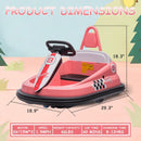 6V Electric Ride-On Kids Bumper Car with 360 Degree Spin Music and Bluetooth for Toddlers Magic Cars 14