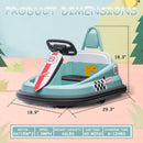6V Electric Ride-On Kids Bumper Car with 360 Degree Spin Music and Bluetooth for Toddlers Magic Cars 16