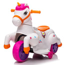6V Electric Unicorn Ride-On Toy with Music and Training Wheels for Kids Ages 3-6 Magic Cars 15