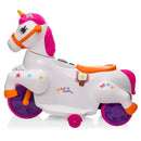 6V Electric Unicorn Ride-On Toy with Music and Training Wheels for Kids Ages 3-6 Magic Cars 5