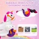 6V Electric Unicorn Ride-On Toy with Music and Training Wheels for Kids Ages 3-6 Magic Cars 9