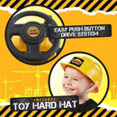 6V Frontloader Ride-On Toy for Toddlers 18-36 Months with Working Bucket and Hard Hat Magic Cars 2