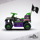 6V Ride-On Grave Digger Monster Truck Toy with Graphics for Boys and Girls 18-36 Months Magic Cars 7