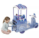 6V Battery-Powered Disney Frozen Ice Cream Ride-On Cart Toy Magic Cars 2