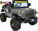6V Toddler Ride-On Jeep Wrangler Toy with Driving Sounds and Multi-Terrain Traction Magic Cars 6