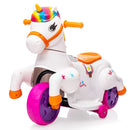 6V Electric Unicorn Ride-On Car with Music and Rocking Horse Feature for Kids Magic Cars 0