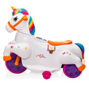 6V Electric Unicorn Ride-On Car with Music and Rocking Horse Feature for Kids Magic Cars 3