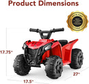 6V Kids Off-Road 4-Wheeler ATV Ride-On Toy Quad Car with 1.8 MPH Max Speed Magic Cars 20
