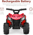 6V Kids Off-Road 4-Wheeler ATV Ride-On Toy Quad Car with 1.8 MPH Max Speed Magic Cars 7