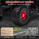 6V Kids ATV 4-Wheeler Quad Car with Music and Forward Drive for Ages 2-6 Years Black Magic Cars 6