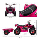 6V Pink Kids ATV Quad Car with Back Trailer and Forward/Backward Motion Magic Cars 2
