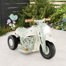 6V Electric Kids Ride-On Motorcycle with Bubble, Music Button, Headlight - Beige Magic Cars 3