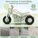 6V Electric Kids Ride-On Motorcycle with Bubble, Music Button, Headlight - Beige Magic Cars 7