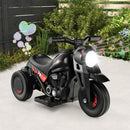 6V Electric Kids Ride-On Bubble Motorcycle with Music Button and Headlight, Black Magic Cars 3
