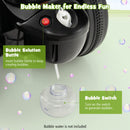 6V Electric Kids Bubble Ride-On Motorcycle with Music Button and Headlight Green Magic Cars 5