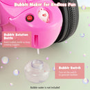 6V Electric Ride-On Kids Motorcycle with Bubble Blower, Music Button, and LED Headlight Pink Magic Cars 5